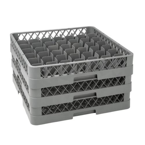 Vogue Glass Dishwasher Rack - 100x500x500mm (49 Compartments)