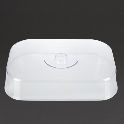 Rectangular Tray St/St with Cover - 44x31x9cm