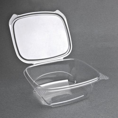 Fiesta Green PLA Salad Deli Container with Lid - 910ml 32oz (Pack 200)