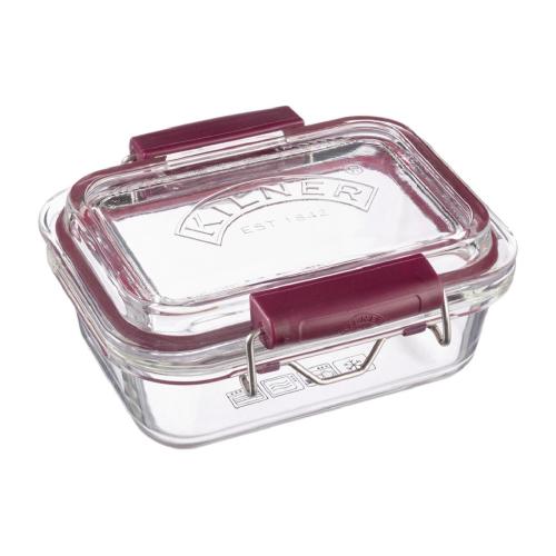 Kilner Fresh Storage Stackable Glass Food Container - 350ml