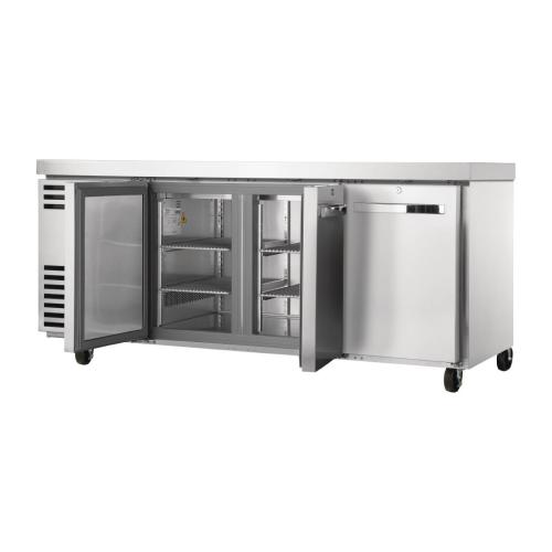 True 3 Door 1/1 GN Counter Freezer TCF1/3-CL-SS-DL-DR-DR (Direct)