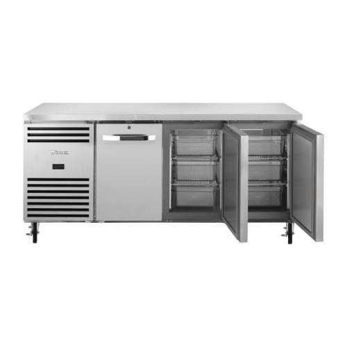 True 3 Door 1/1 GN Counter Freezer TCF1/3-CL-SS-DL-DR-DR (Direct)