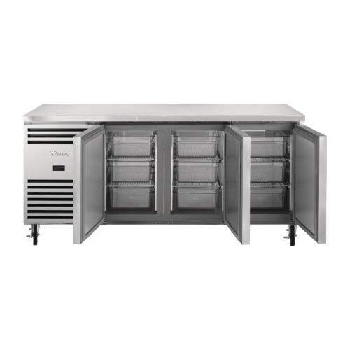 True 3 Door 1/1 GN Counter Freezer TCF1/3-CL-SS-DL-DR-DR (Direct)