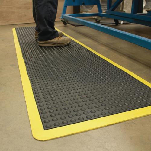 COBA Bubblemat Black/Yellow - 0.9x1.2m End (Direct)