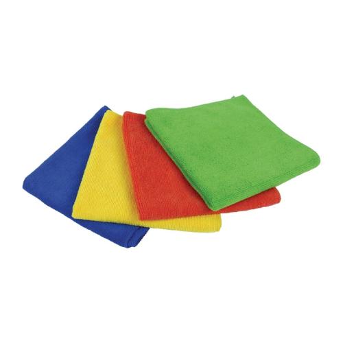 EcoTech Microfiber Cloths Red (Pack 10)