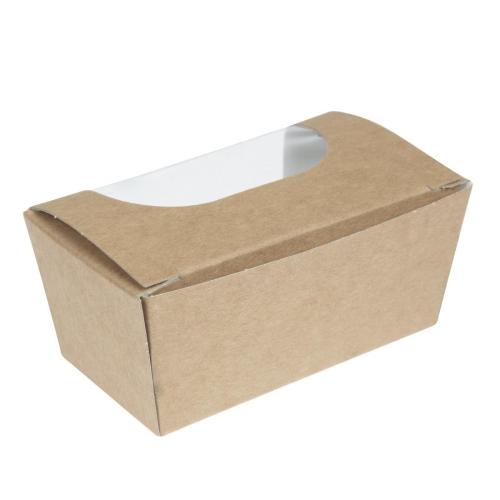 Colpac Kraft Paperboard Small Cake Box with Window (Pack 500)