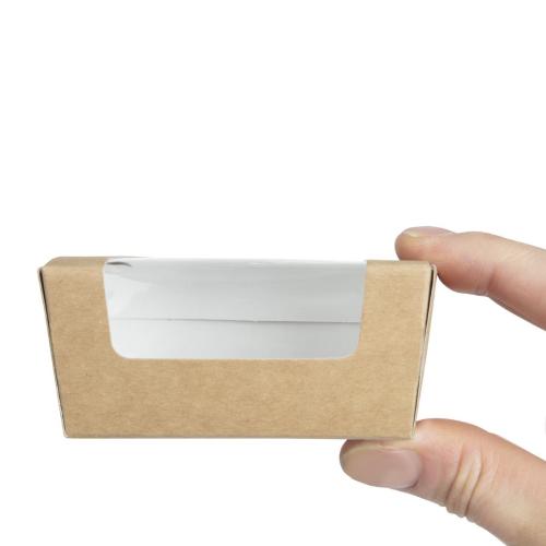 Colpac Kraft Paperboard Small Cake Box with Window (Pack 500)