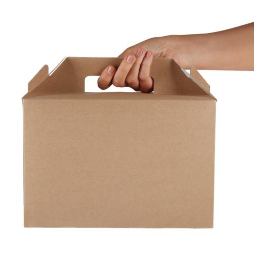 Colpac Kraft Paperboard Carry Box - Large (Pack 125)