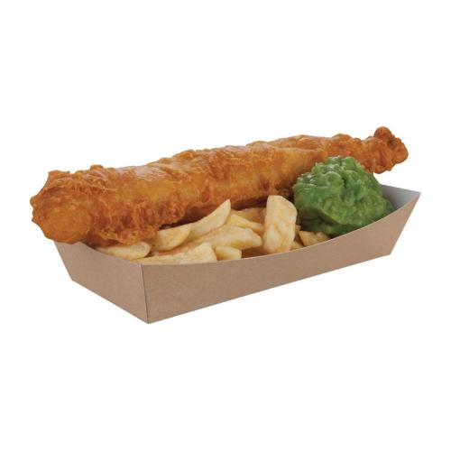 Colpac Large Food Tray Kraft (Pack 250)