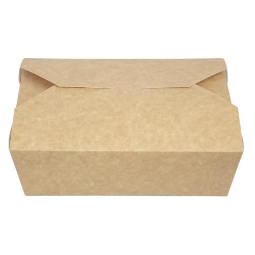 Colpac Kraft Microwaveable Paperboard Box - 1950ml 69oz (Pack 200)