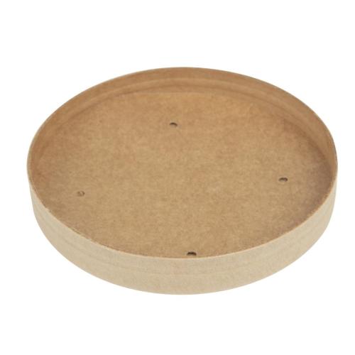 Colpac Souper Cup Lid Kraft - 8/12oz (Pack 500)