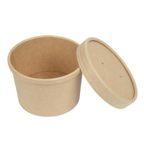 Colpac Souper Cup Lid Kraft - 8/12oz (Pack 500)