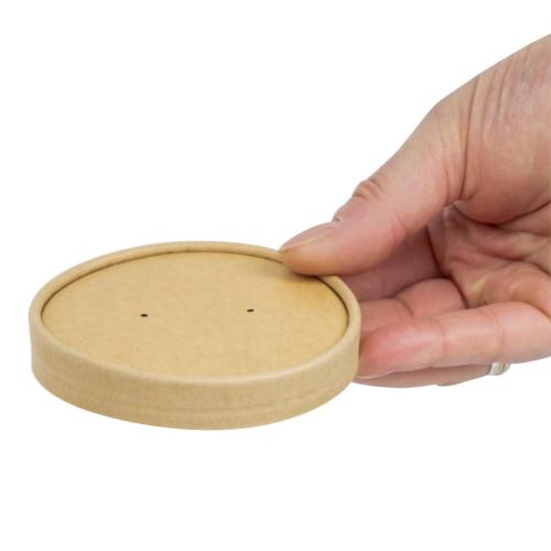 Colpac Souper Lid Kraft - 16oz (Pack 500)