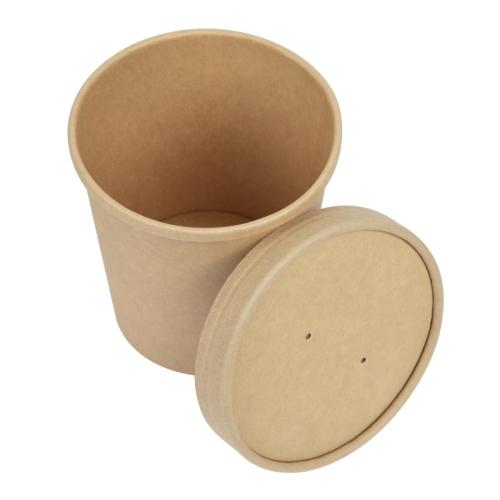 Colpac Souper Lid Kraft - 16oz (Pack 500)