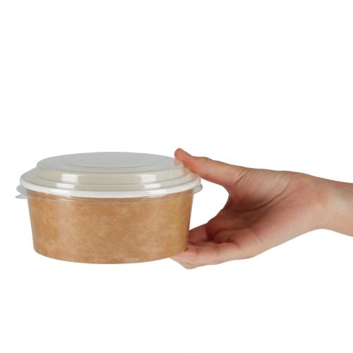 Colpac Kraft Multi Food Pot & PET Lid - 700ml 24oz (Pack 150)