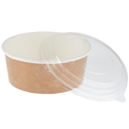 Colpac Kraft Multi Food Pot & PET Lid - 700ml 24oz (Pack 150)