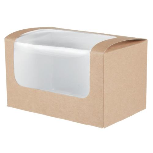 Colpac Kraft Sandwich Pack with PLA Window (Pack 500)