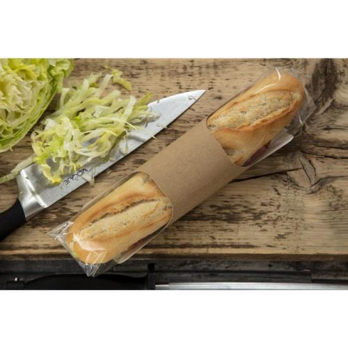 Colpac Clasp Clip Kraft Baguette Sandwich Pack (Pack 500)