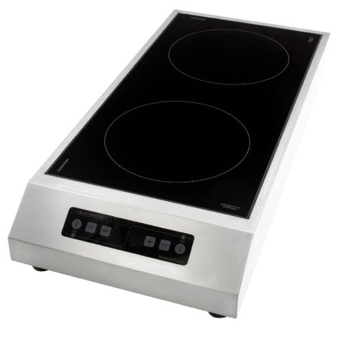 Adventys Induction Hob 2zones Front-to-Back - 3kW (Direct)
