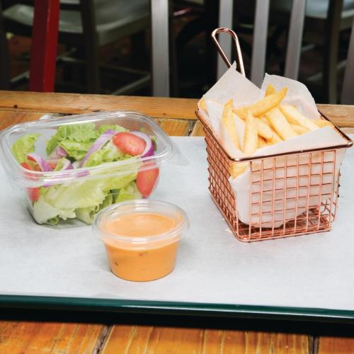 Fiesta Green PLA Salad Deli Container with Lid - 454ml 16oz (Pack 200)