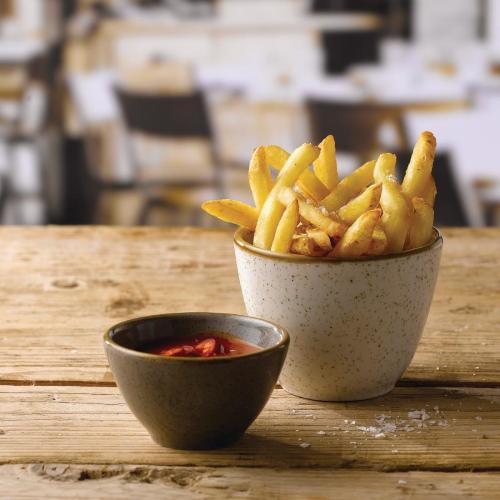 Churchill Stonecast Grey Dip Pot - 85mm 3 3/8" 11cl 4oz (Box 12) (Direct)