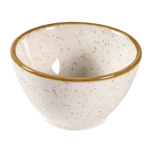 Churchill Stonecast Barley White Dip Pot - 85mm 3 3/8" 11cl 4oz (Box 12)(Direct)