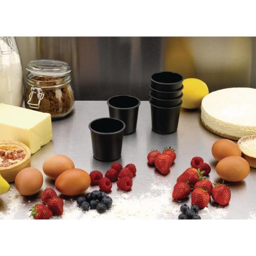 MatferBourgeat Exoglass Dariole Mould - 60x60mm (Pack 6) (B2B)