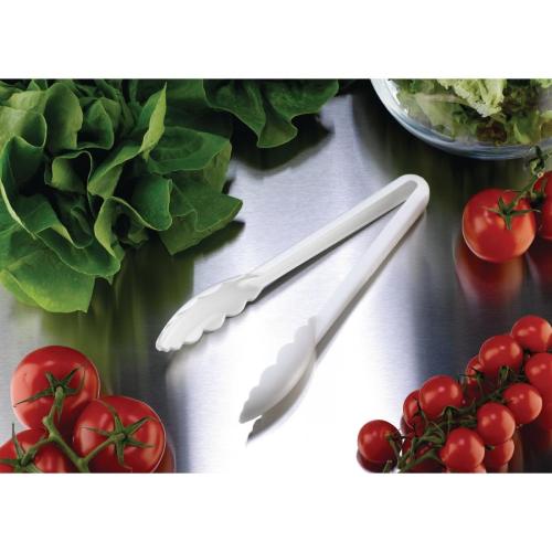 MatferBourgeat Exoglass Tongs White - 240mm (B2B)