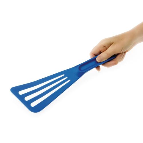 Matfer Bourgeat Pelton Spatula Perforated Blue - 12''