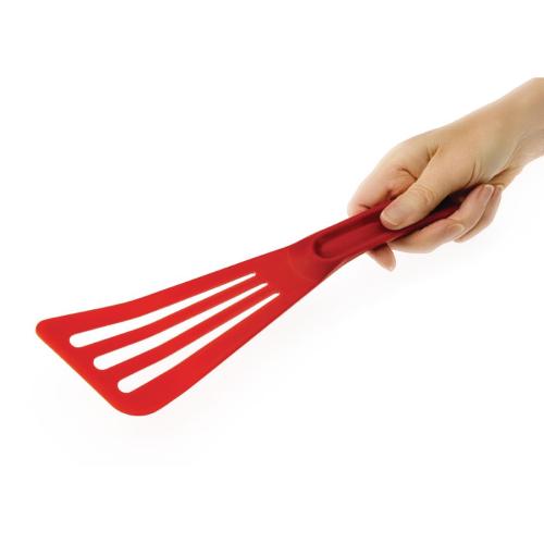 MatferBourgeat Pelton Spatula Perforated Red (B2B)