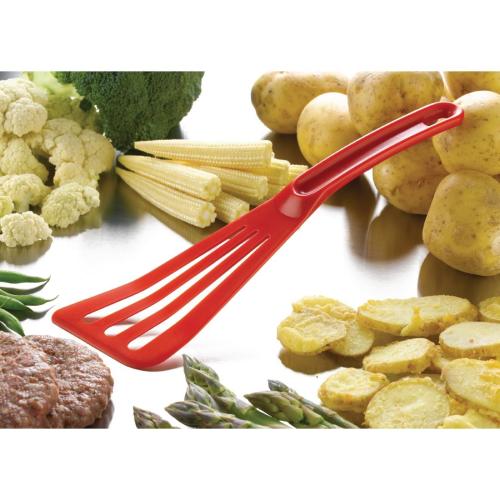 MatferBourgeat Pelton Spatula Perforated Red (B2B)