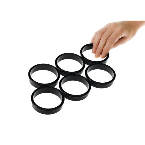 MatferBourgeat Exoglass Tart Ring - 65x17mm (Pack 6) (B2B)