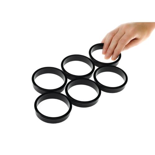 MatferBourgeat Exoglass Tart Ring - 70x17mm (Pack 6)
