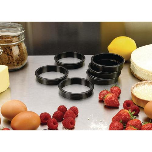 MatferBourgeat Exoglass Tart Ring - 75x17mm (Pack 6) (B2B)