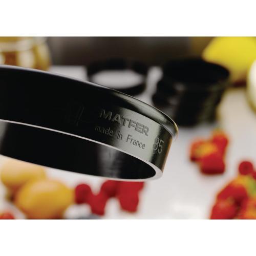MatferBourgeat Exoglass Tart Ring - 85x19mm (Pack 6)