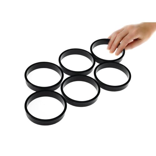 MatferBourgeat Exoglass Tart Ring - 90x19mm (Pack 6) (B2B)