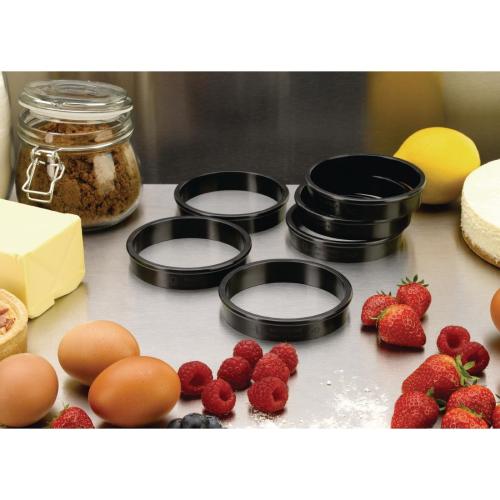 MatferBourgeat Exoglass Tart Ring - 90x19mm (Pack 6) (B2B)