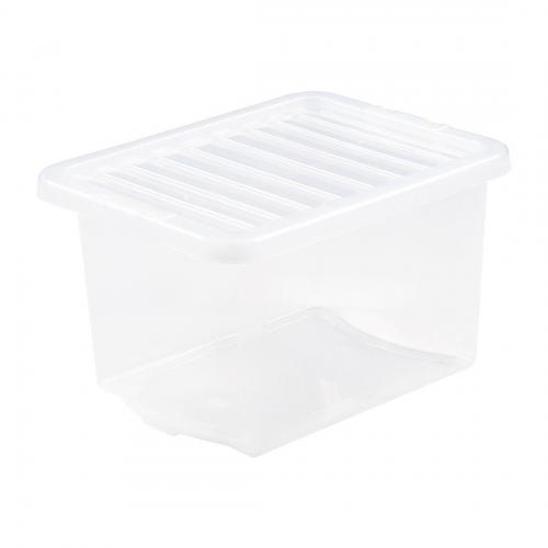 Wham Crystal Equipment Storage Box & Lid - 24Ltr