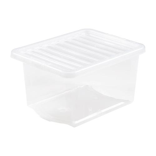 Wham Crystal Equipment Storage Box & Lid - 28Ltr