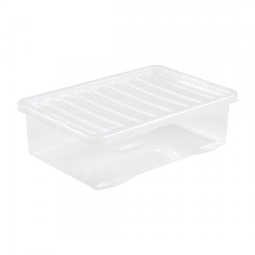 Wham Crystal Equipment Storage Box & Lid - 35Ltr