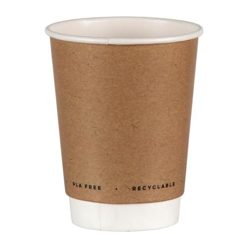 Fiesta Green Plastic Free Hot Cup Double Wall - 8oz (Box 500)