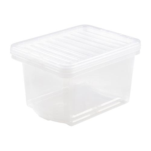 Wham Crystal Equipment Storage Box & Lid - 28Ltr