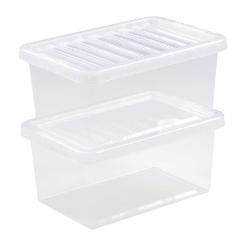 Wham Crystal Equipment Storage Box & Lid - 11Ltr