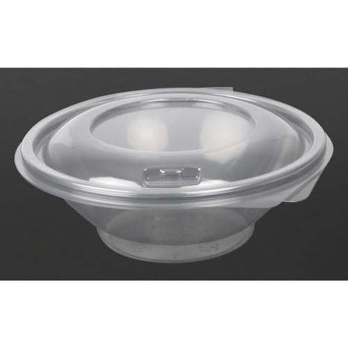 Contour Salad/deli Bowl with lid - 500ml (Pack 200)