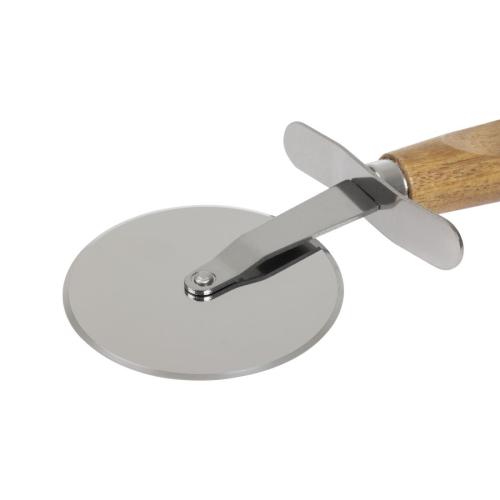 Kitchen Craft World of Flavours Italian Wood Handled Pizza Cutter - 65mm