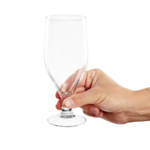 Olympia Stemmed Beer Glass - 380ml 12.8fl oz (Box 6)