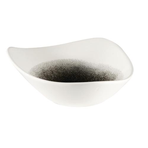 Churchill Studio Prints Raku Quartz Black Triangle Bowl 18.5cm (Box 12) (Direct)