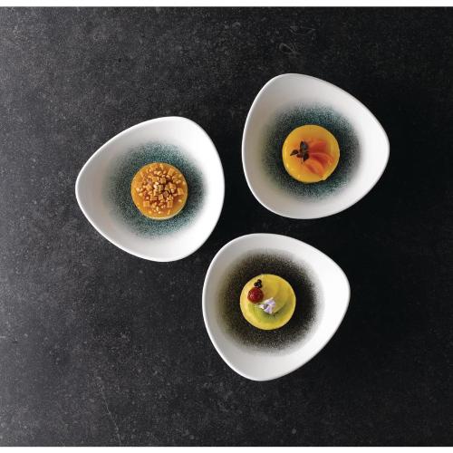 Churchill Studio Prints Raku Quartz Black Triangle Bowl 18.5cm (Box 12) (Direct)