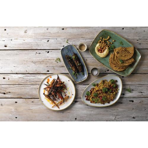 Churchill Stonecast Blueberry Chefs Oblong Plate 26.9x12.7cm (Box 12) (Direct)