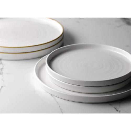 Churchill Stonecast Barley White Walled Chefs Plate 210mm 8 1/4"(Box 6) (Direct)